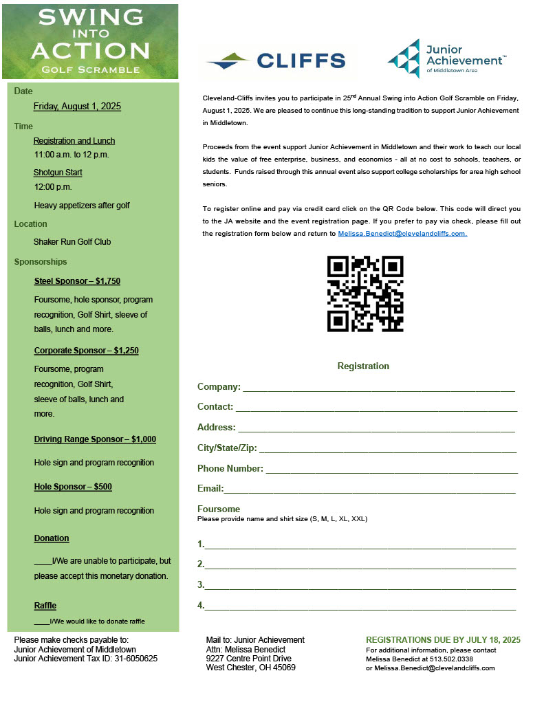 Swing into Action Golf Outing