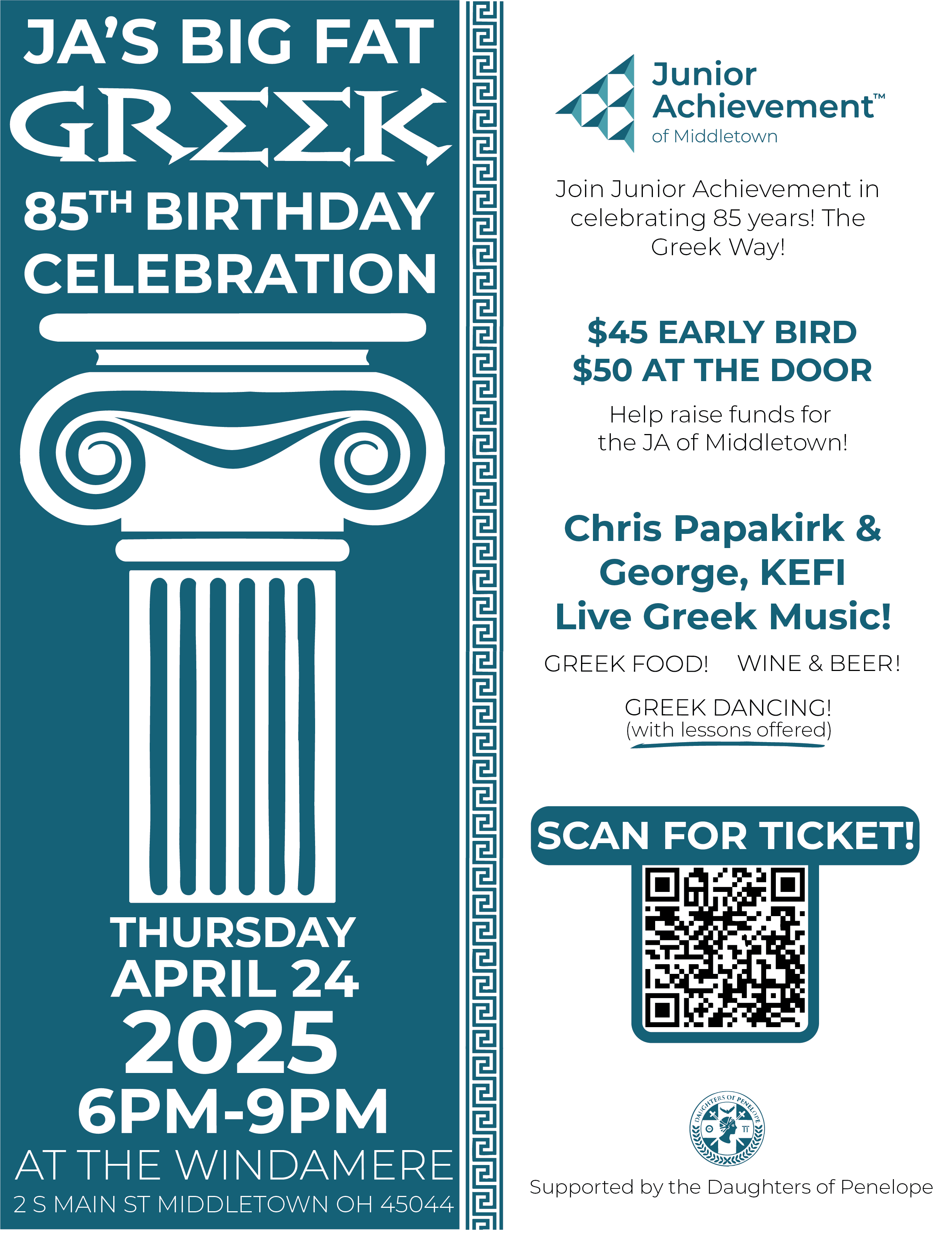 Join us for our 85th Birthday Celebration